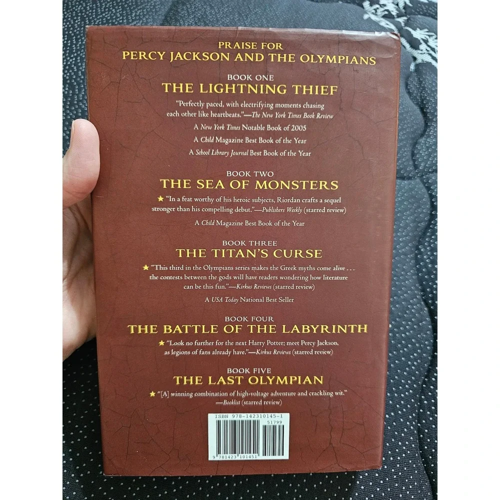 Rick Riordan The Titans Curse Percy Jackson and the Olympians Book 3 Hardcover